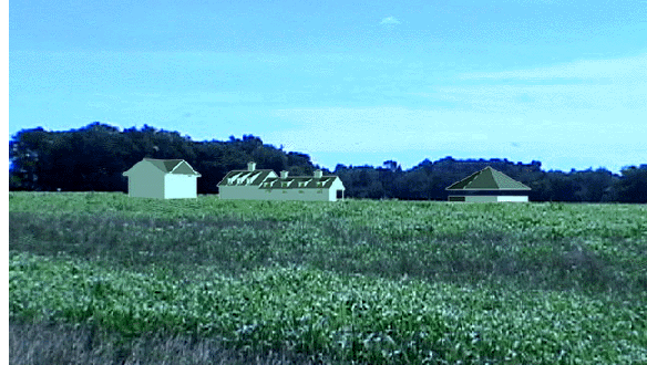 color rendering of farm